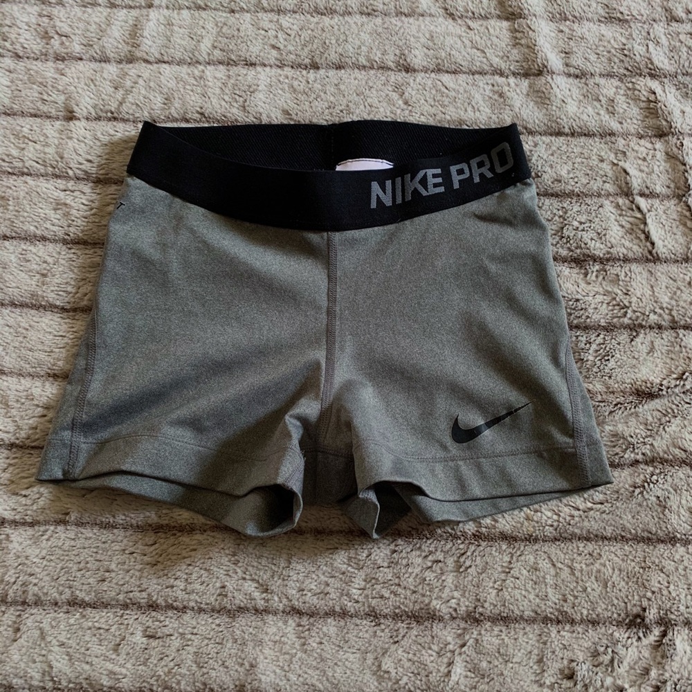grey nike spandex